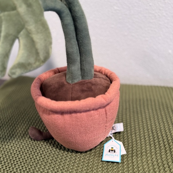 Jellycat amuseables monstera plant!:) New | Mercari Jellycat  monstera